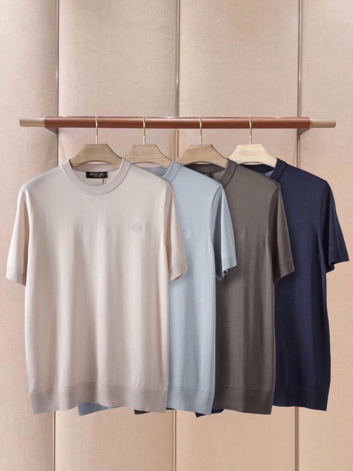 loro Piana 诺悠翩雅loro Piana 超级爆款推荐，男装系列爆款短袖圆领T恤针织衫，简约大