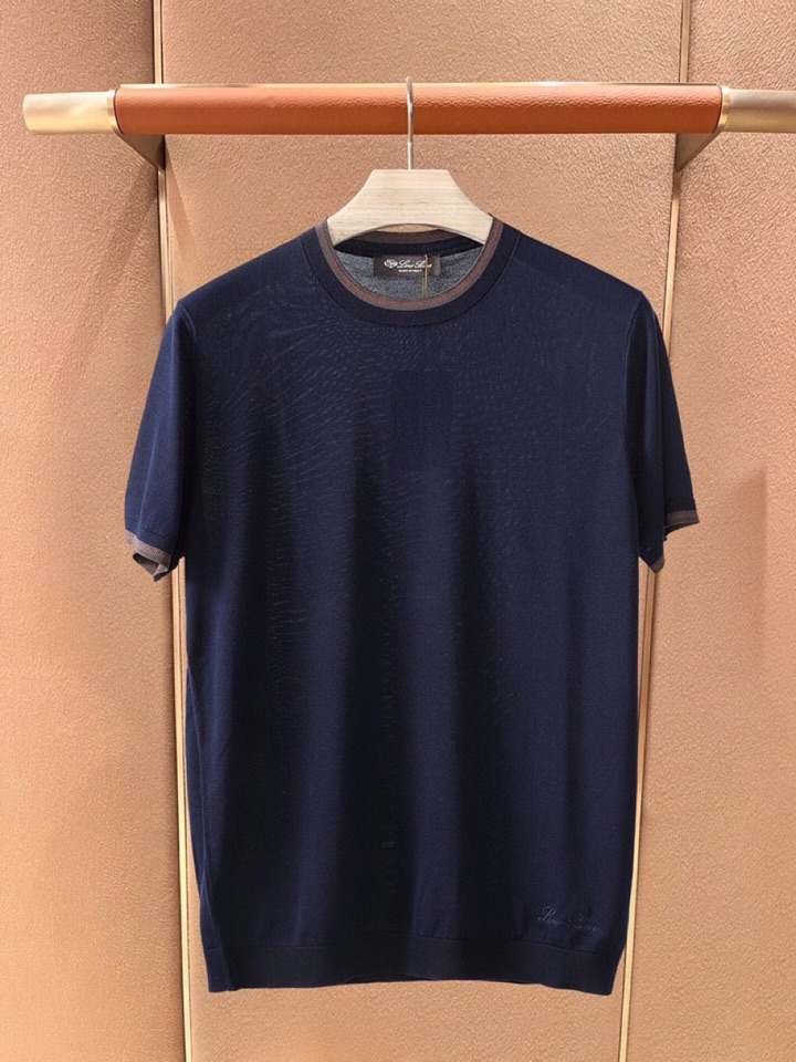 loro Piana 诺悠翩雅loro Piana 超级爆款推荐，男装系列爆款短袖圆领T恤针织衫，简约大