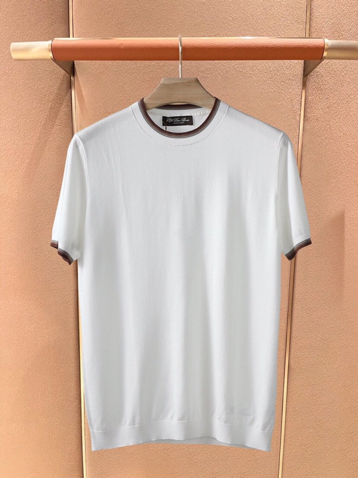 loro Piana 诺悠翩雅loro Piana 超级爆款推荐，男装系列爆款短袖圆领T恤针织衫，简约大