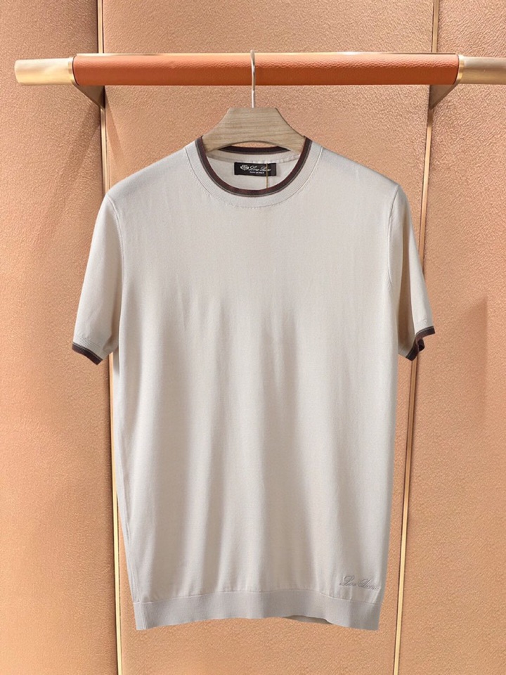 loro Piana 诺悠翩雅loro Piana 超级爆款推荐，男装系列爆款短袖圆领T恤针织衫，简约大