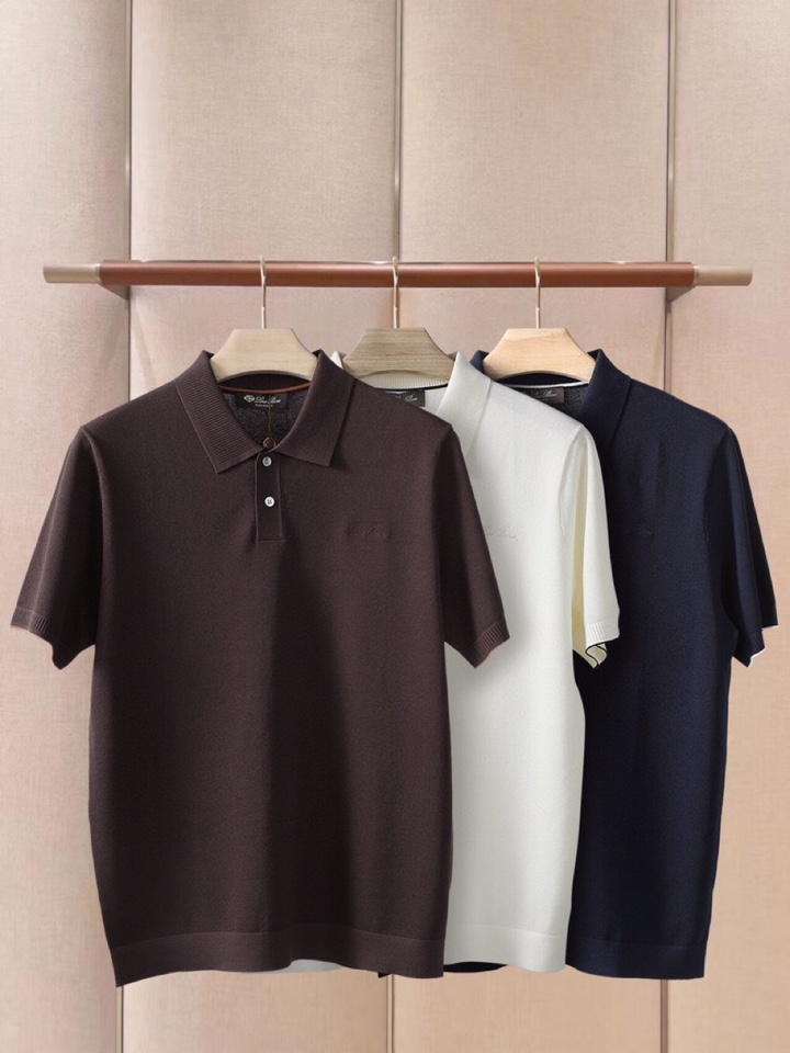 loro Piana 诺悠翩雅loro Piana 春夏新品男装系列爆款翻领T恤Polo针织衫，作为年度