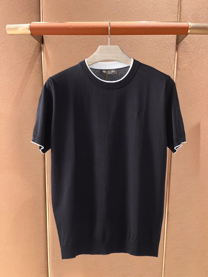 loro Piana 诺悠翩雅loro Piana 超级爆款推荐，春夏新品男装系列爆款短袖圆领T恤针织衫