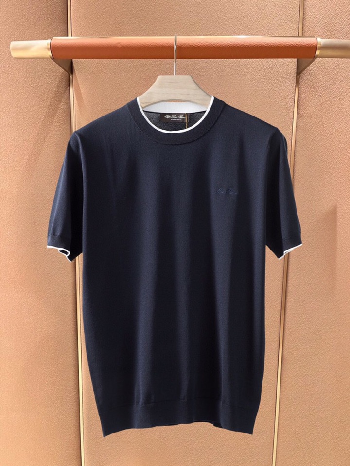loro Piana 诺悠翩雅loro Piana 超级爆款推荐，春夏新品男装系列爆款短袖圆领T恤针织衫