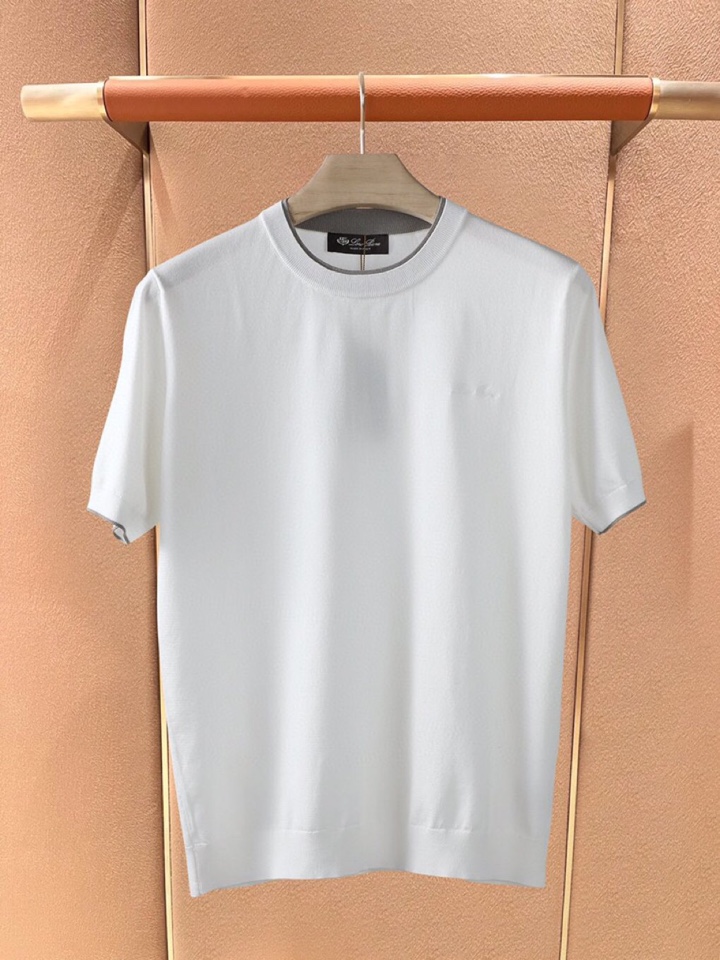 loro Piana 诺悠翩雅loro Piana 超级爆款推荐，春夏新品男装系列爆款短袖圆领T恤针织衫