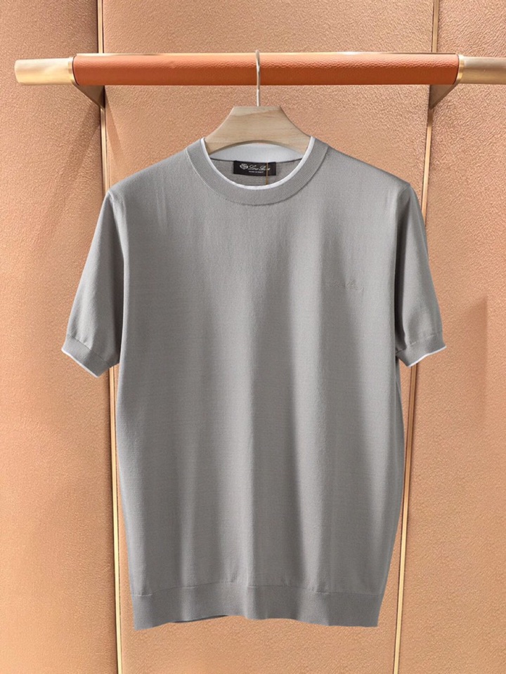 loro Piana 诺悠翩雅loro Piana 超级爆款推荐，春夏新品男装系列爆款短袖圆领T恤针织衫