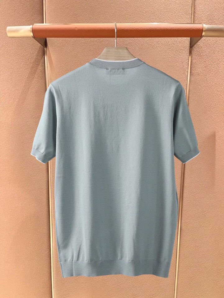 loro Piana 诺悠翩雅loro Piana 超级爆款推荐，春夏新品男装系列爆款短袖圆领T恤针织衫