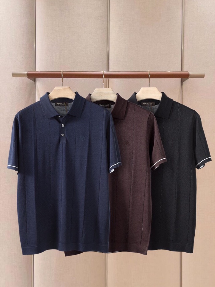 loro Piana 诺悠翩雅loro Piana 春夏男装超级爆款推荐，夏季新品男装系列爆款翻领T恤P
