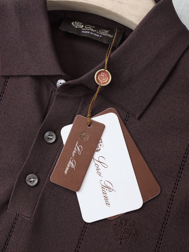 loro Piana 诺悠翩雅loro Piana 春夏男装超级爆款推荐，夏季新品男装系列爆款翻领T恤P