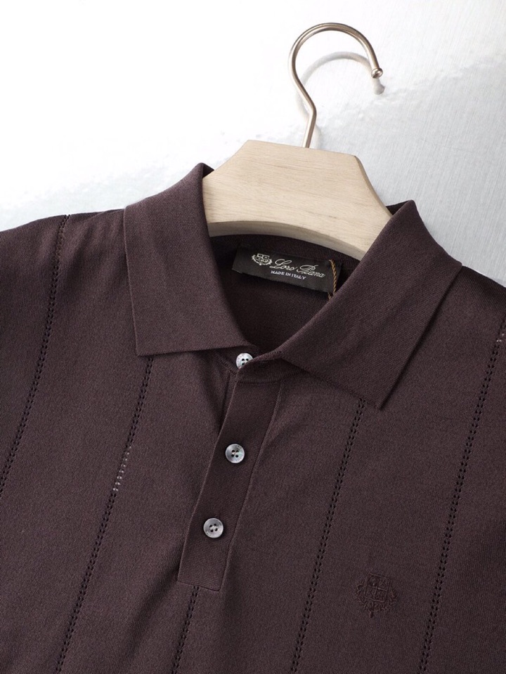 loro Piana 诺悠翩雅loro Piana 春夏男装超级爆款推荐，夏季新品男装系列爆款翻领T恤P
