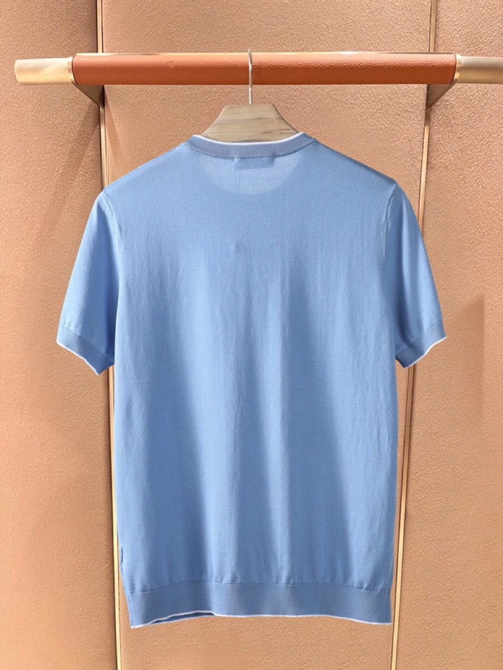 loro Piana 诺悠翩雅loro Piana 超级爆款推荐，夏季新品男装系列爆款短袖圆领T恤针织衫