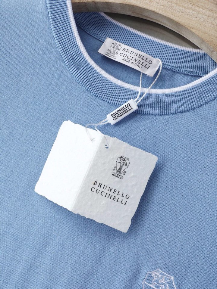 loro Piana 诺悠翩雅loro Piana 超级爆款推荐，夏季新品男装系列爆款短袖圆领T恤针织衫