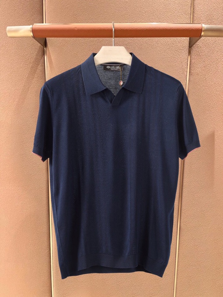 loro Piana 诺悠翩雅loro Piana 秋冬超级爆款推荐，新品男装系列爆款短袖翻领T恤Pol