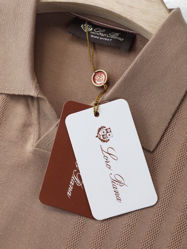 loro Piana 诺悠翩雅loro Piana 秋冬超级爆款推荐，新品男装系列爆款短袖翻领T恤Pol