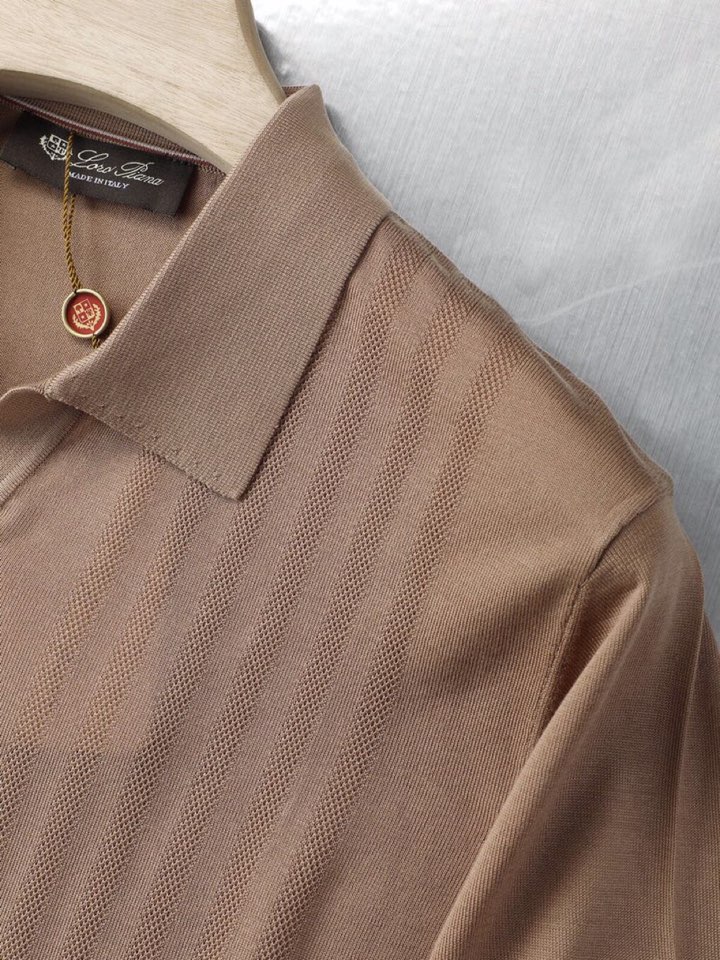 loro Piana 诺悠翩雅loro Piana 秋冬超级爆款推荐，新品男装系列爆款短袖翻领T恤Pol