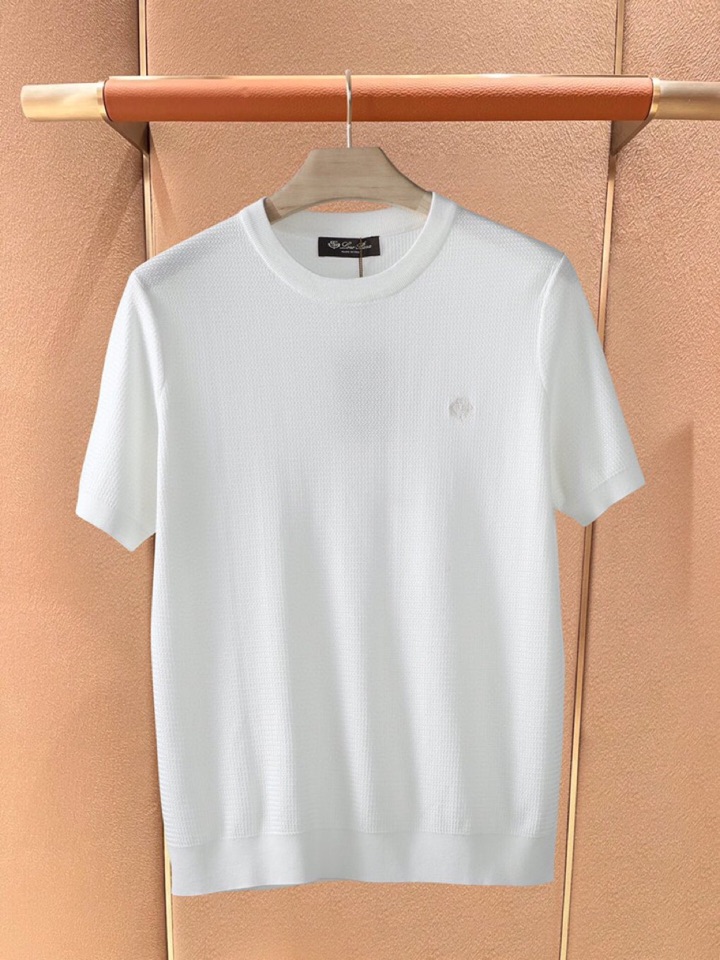 loro Piana 诺悠翩雅loro Piana 秋冬超级爆款推荐，新品男装系列爆款短袖圆领T恤，面料