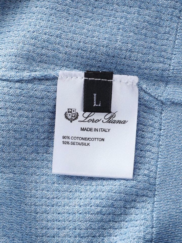 loro Piana 诺悠翩雅loro Piana 秋冬超级爆款推荐，新品男装系列爆款短袖圆领T恤，面料