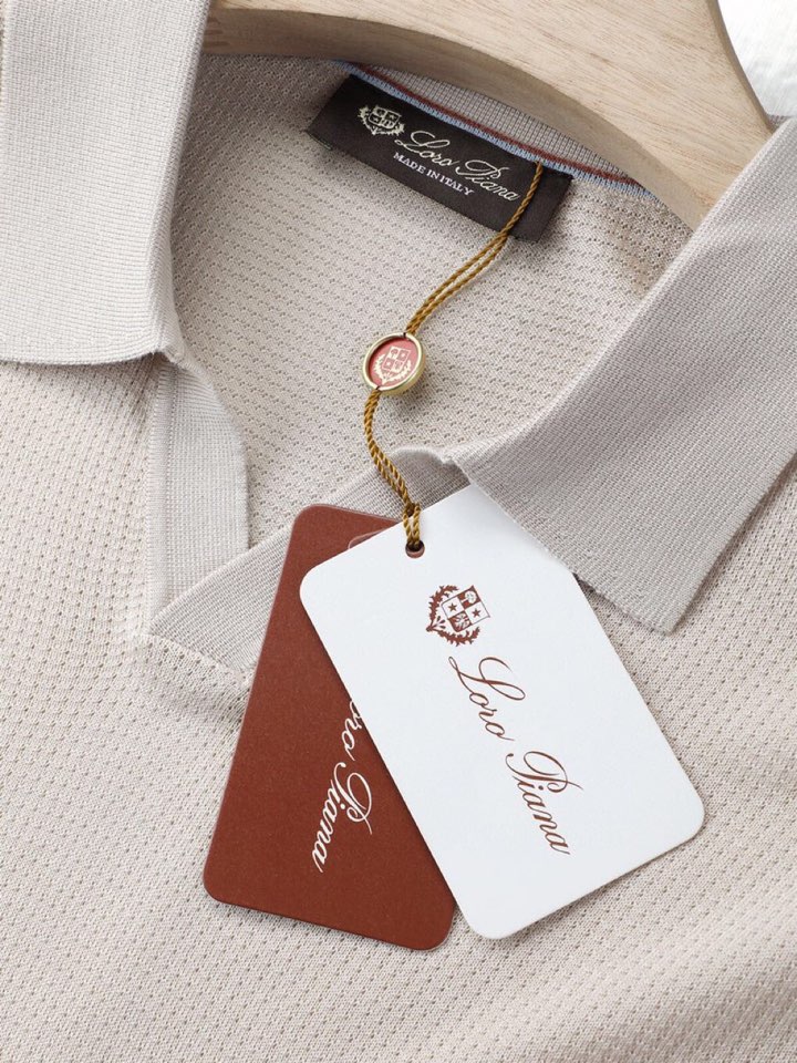 loro Piana 诺悠翩雅loro Piana 超级爆款推荐，新品男装系列爆款短袖翻领T恤针织衫，面