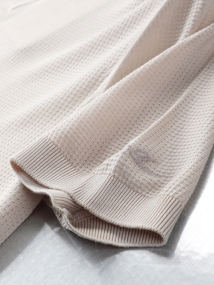 loro Piana 诺悠翩雅loro Piana 超级爆款推荐，新品男装系列爆款短袖翻领T恤针织衫，面