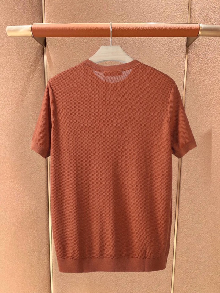 loro Piana 诺悠翩雅loro Piana 新款短袖圆领T恤针织上衣，精选优质面料，手感细腻柔软