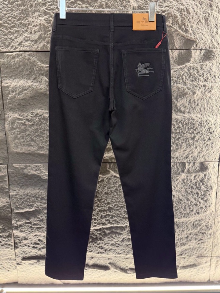 ETRO 艾绰 男士棉质(不褪色) 2026ss 春夏新品五袋牛仔裤，高奢内敛低调，轻松驾驭不挑人 裁剪