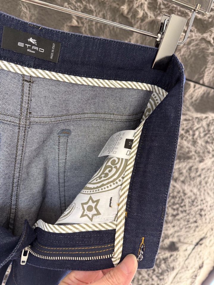 ETRO 艾绰 2026ss 早春新品男士棉质(不褪色)五袋牛仔裤，高奢内敛低调，轻松驾驭不挑人 裁剪精