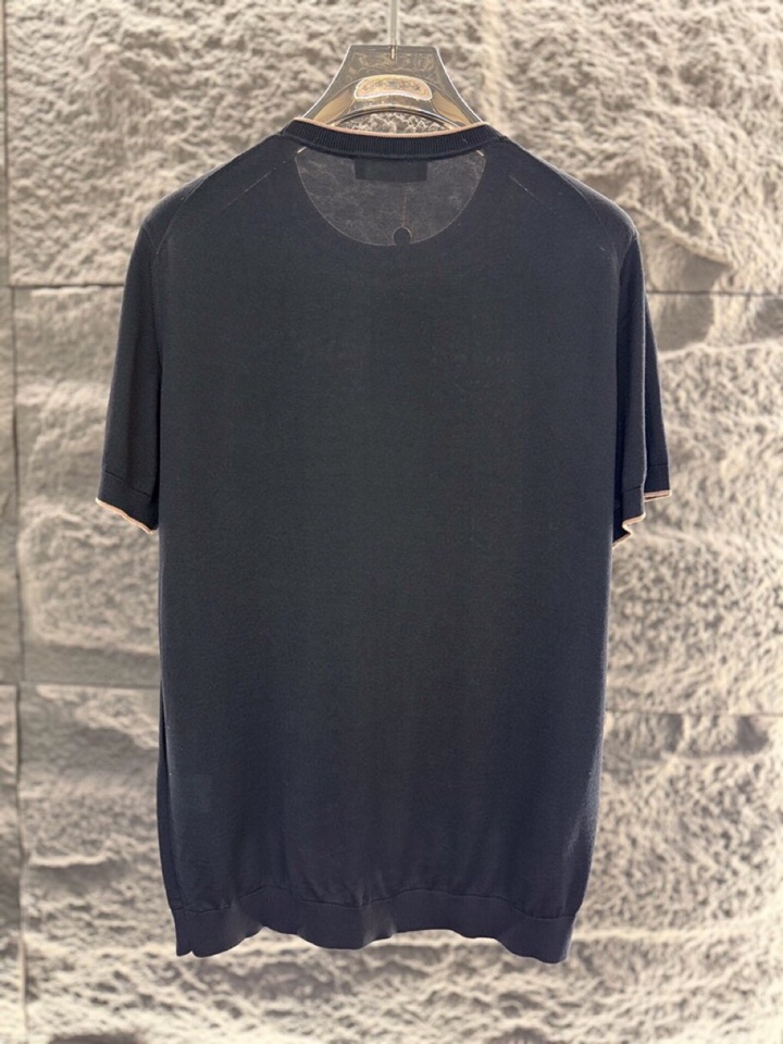 loro Piana 诺悠翩雅 loro Piana ss 早春新品\n男士(天丝+桑蚕丝)混纺圆领毛衣