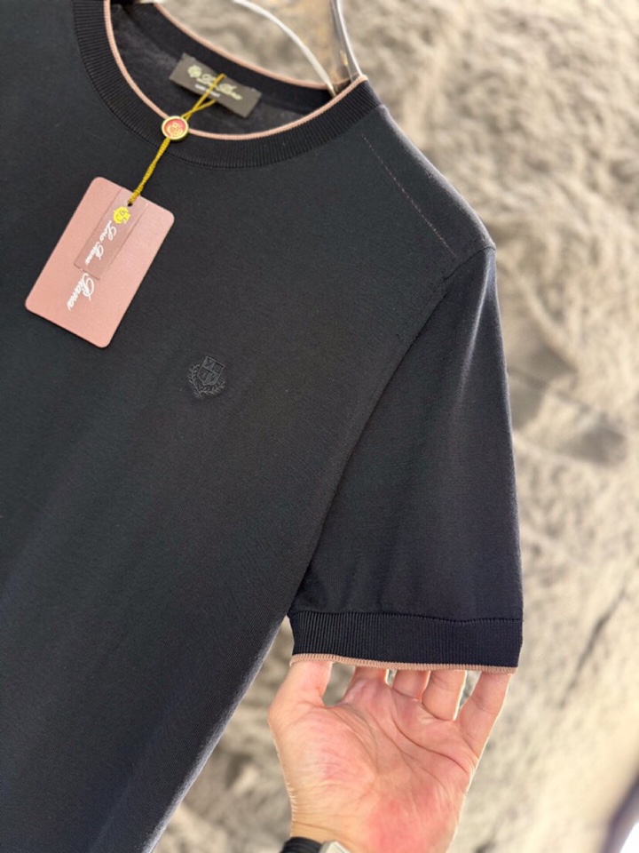 loro Piana 诺悠翩雅 loro Piana ss 早春新品\n男士(天丝+桑蚕丝)混纺圆领毛衣