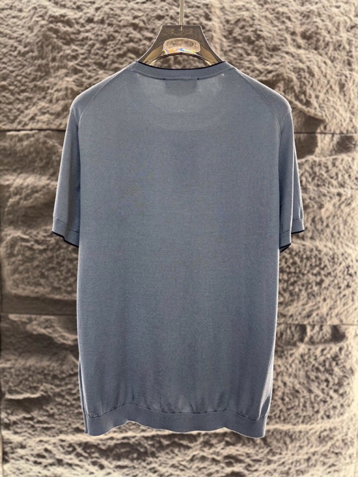 loro Piana 诺悠翩雅 loro Piana ss 早春新品\n男士(天丝+桑蚕丝)混纺圆领毛衣