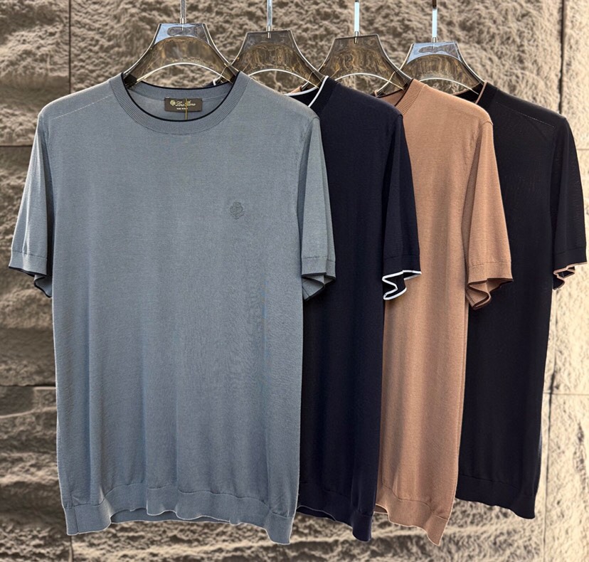loro Piana 诺悠翩雅 loro Piana ss 早春新品\n男士(天丝+桑蚕丝)混纺圆领毛衣