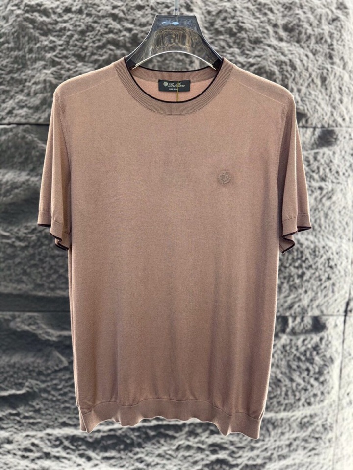 loro Piana 诺悠翩雅 loro Piana ss 早春新品\n男士(天丝+桑蚕丝)混纺圆领毛衣