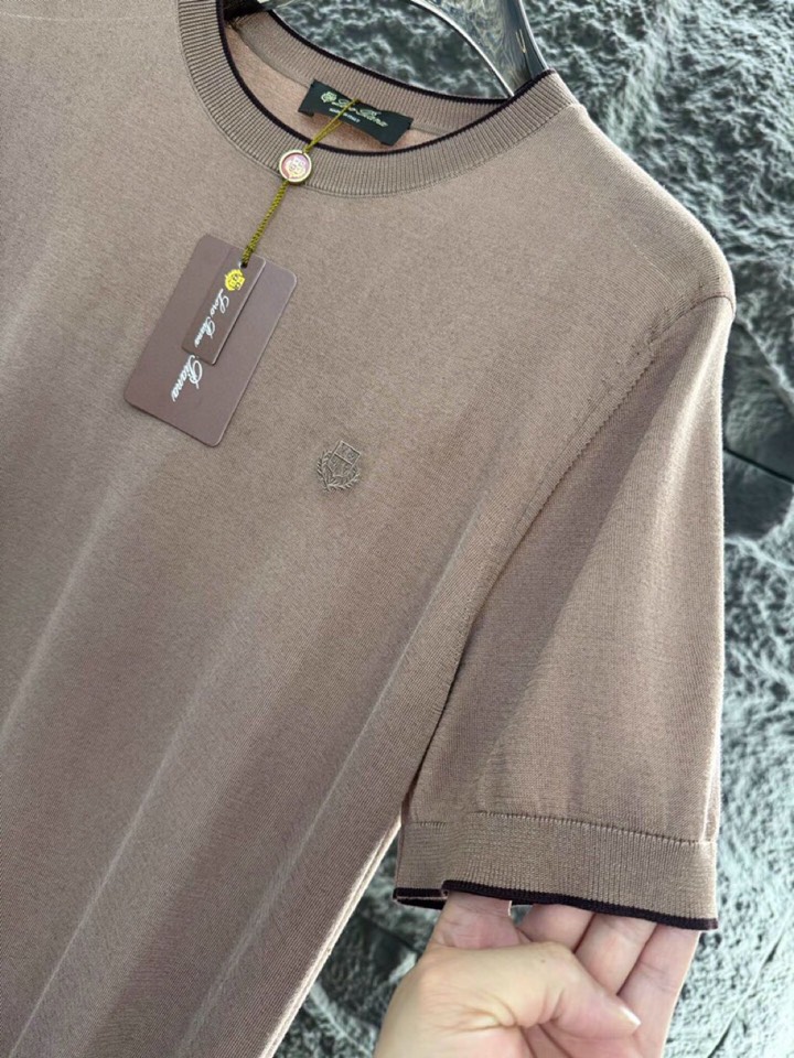 loro Piana 诺悠翩雅 loro Piana ss 早春新品\n男士(天丝+桑蚕丝)混纺圆领毛衣