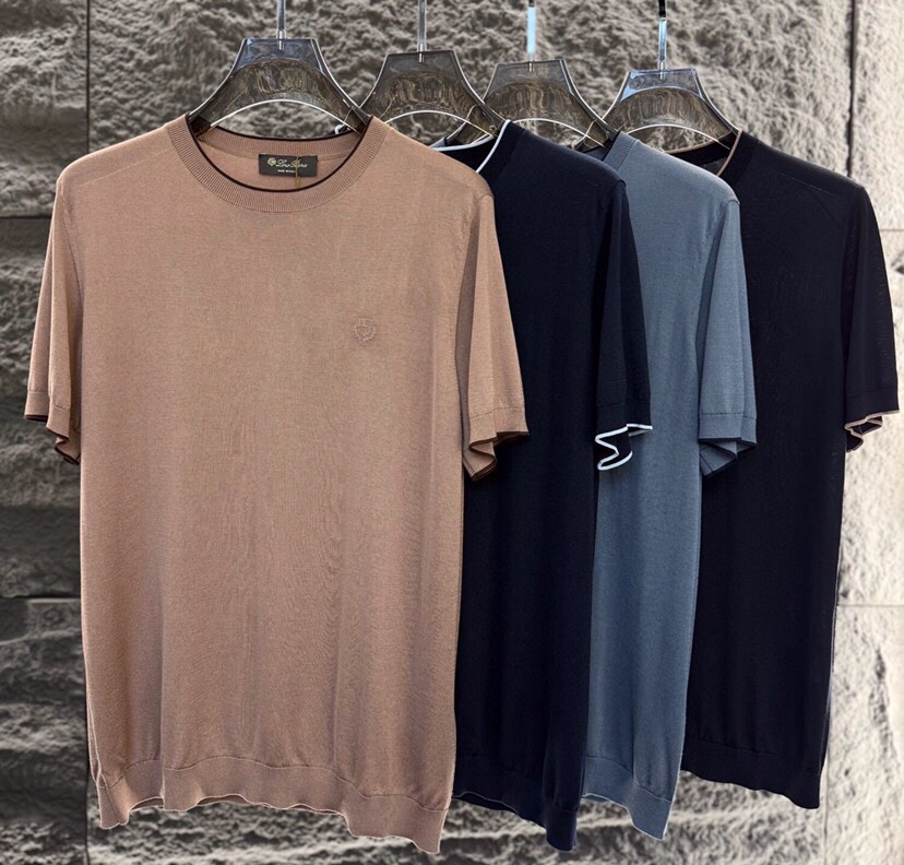 loro Piana 诺悠翩雅 loro Piana ss 早春新品\n男士(天丝+桑蚕丝)混纺圆领毛衣