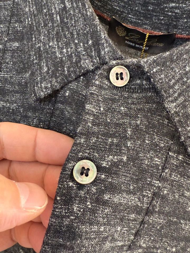 loro Piana 诺悠翩雅loro Pianass 早春新品Tori 男士短袖翻领T恤Polo针织衫