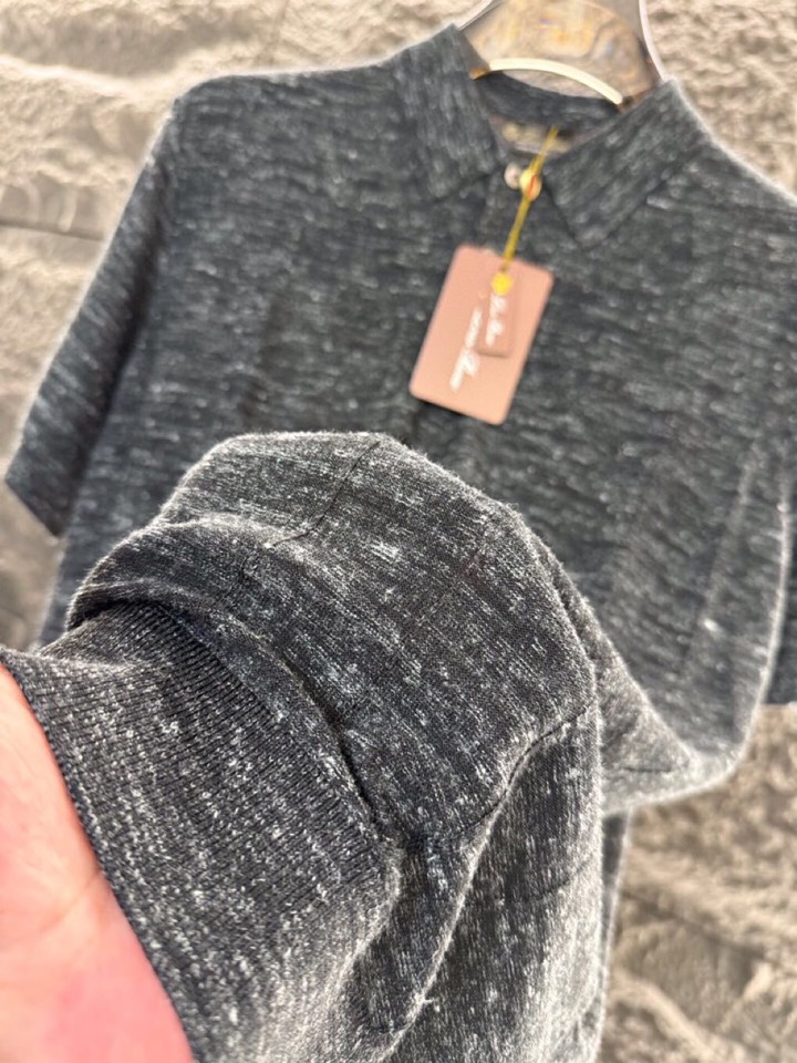 loro Piana 诺悠翩雅loro Pianass 早春新品Tori 男士短袖翻领T恤Polo针织衫