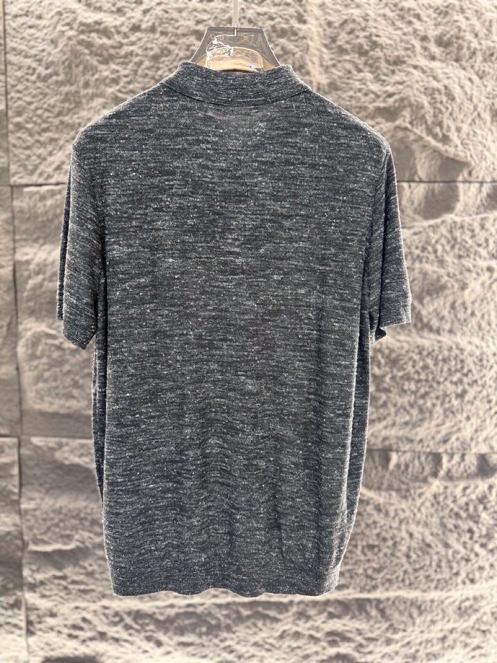 loro Piana 诺悠翩雅loro Pianass 早春新品Tori 男士短袖翻领T恤Polo针织衫