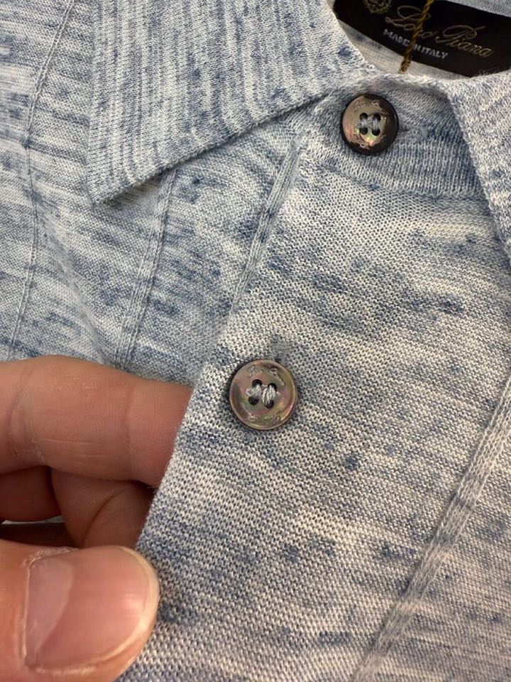 loro Piana 诺悠翩雅loro Pianass 早春新品Tori 男士短袖翻领T恤Polo针织衫