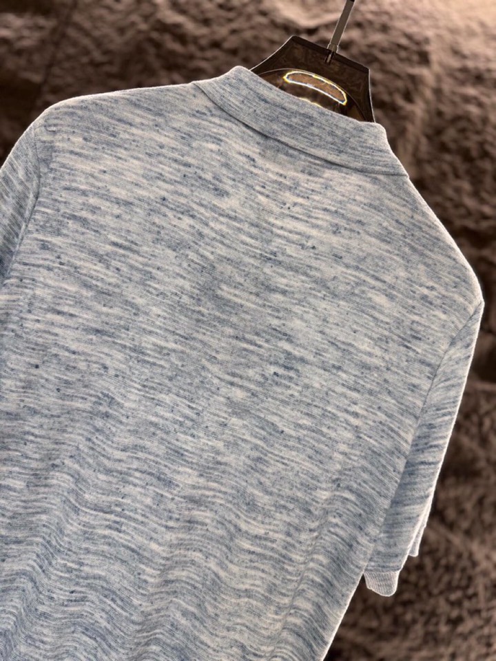 loro Piana 诺悠翩雅loro Pianass 早春新品Tori 男士短袖翻领T恤Polo针织衫