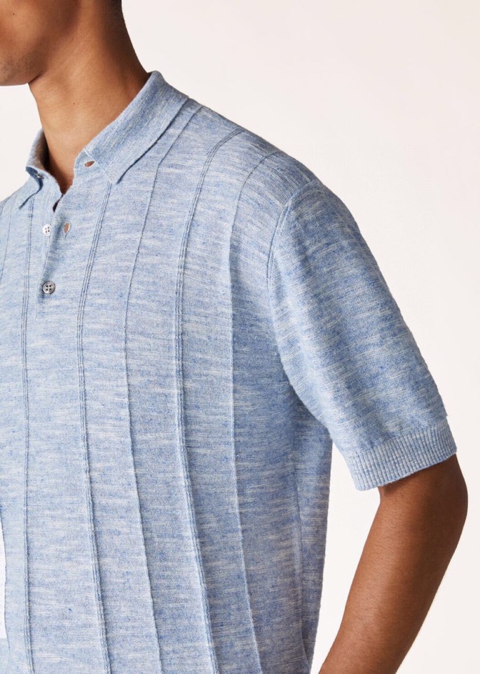 loro Piana 诺悠翩雅loro Pianass 早春新品Tori 男士短袖翻领T恤Polo针织衫