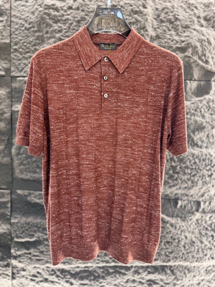 loro Piana 诺悠翩雅loro Pianass 早春新品Tori 男士短袖翻领T恤Polo针织衫
