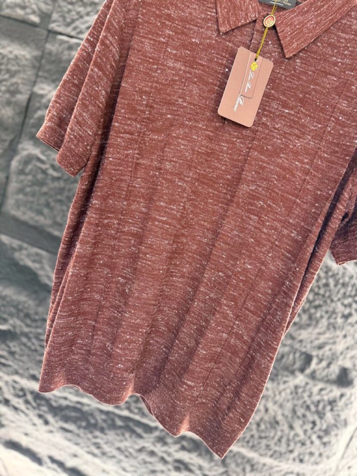 loro Piana 诺悠翩雅loro Pianass 早春新品Tori 男士短袖翻领T恤Polo针织衫