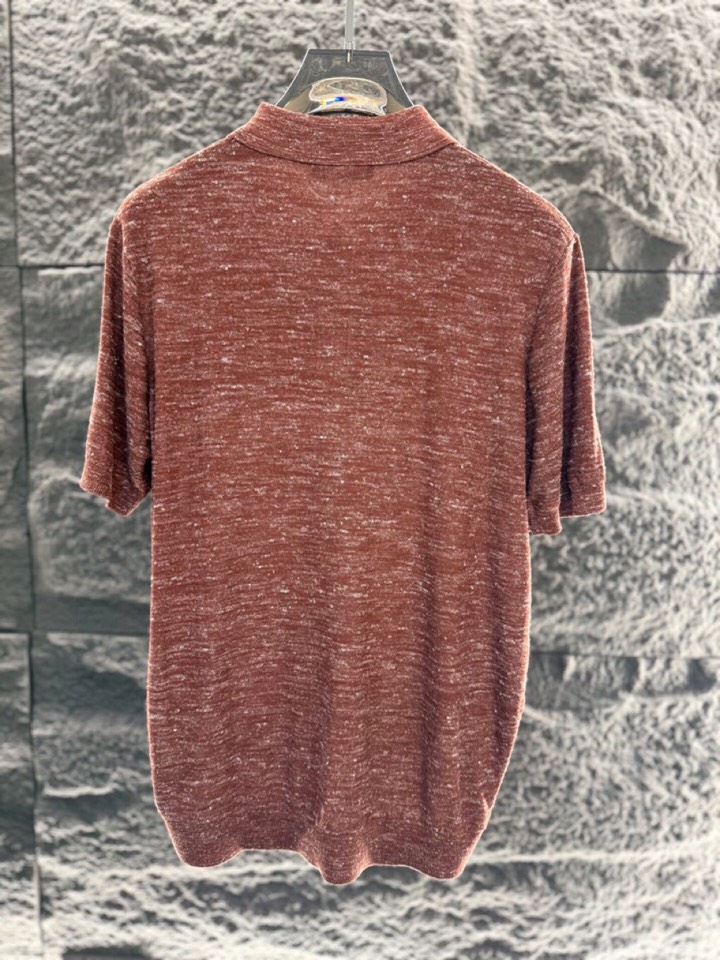 loro Piana 诺悠翩雅loro Pianass 早春新品Tori 男士短袖翻领T恤Polo针织衫