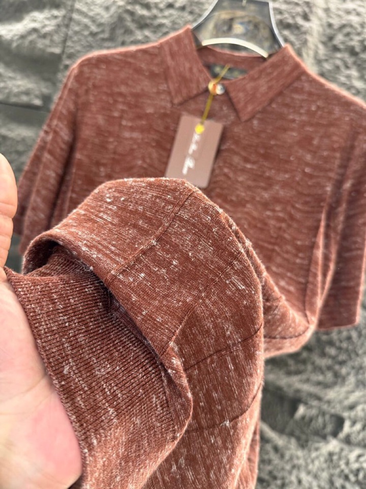 loro Piana 诺悠翩雅loro Pianass 早春新品Tori 男士短袖翻领T恤Polo针织衫