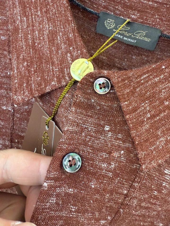 loro Piana 诺悠翩雅loro Pianass 早春新品Tori 男士短袖翻领T恤Polo针织衫