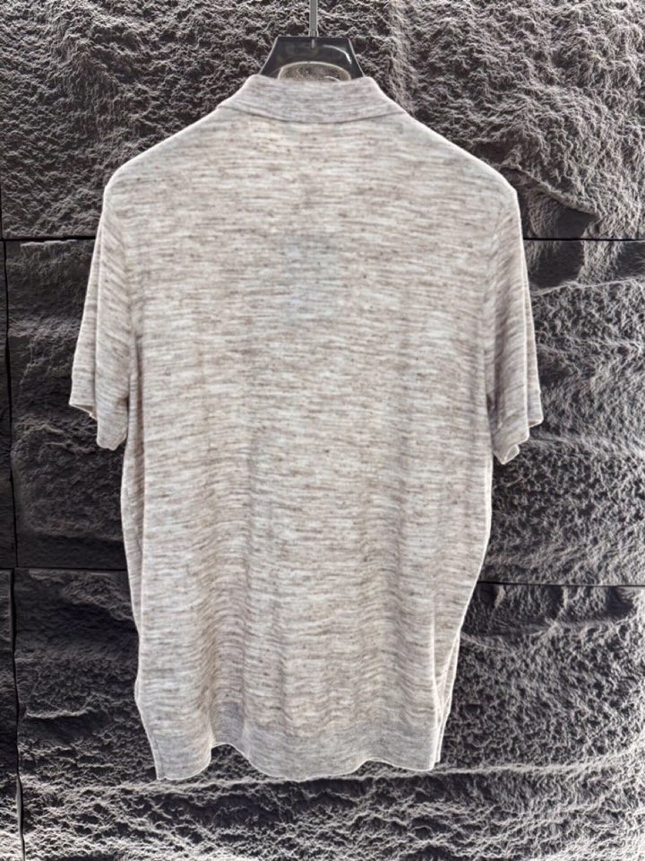 loro Piana 诺悠翩雅loro Pianass 早春新品Tori 男士短袖翻领T恤Polo针织衫