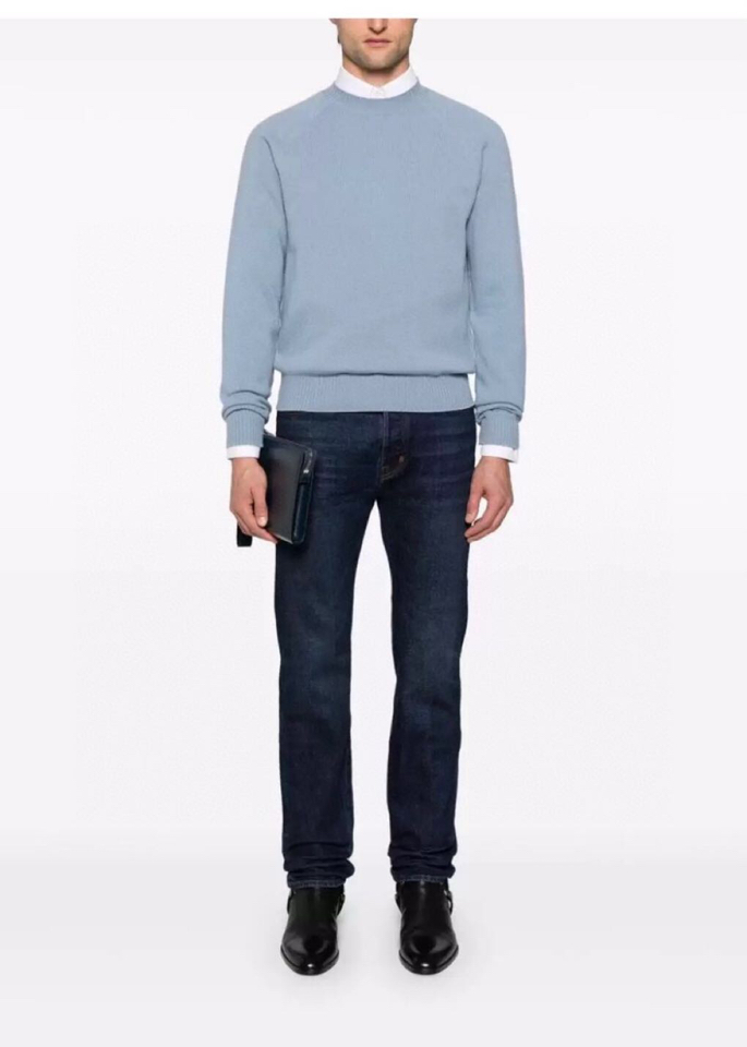 Tom Ford 汤姆福特TF2026ss 早春新品\n男士棉质 直筒牛仔裤\n颜色：蓝色\n码数：30