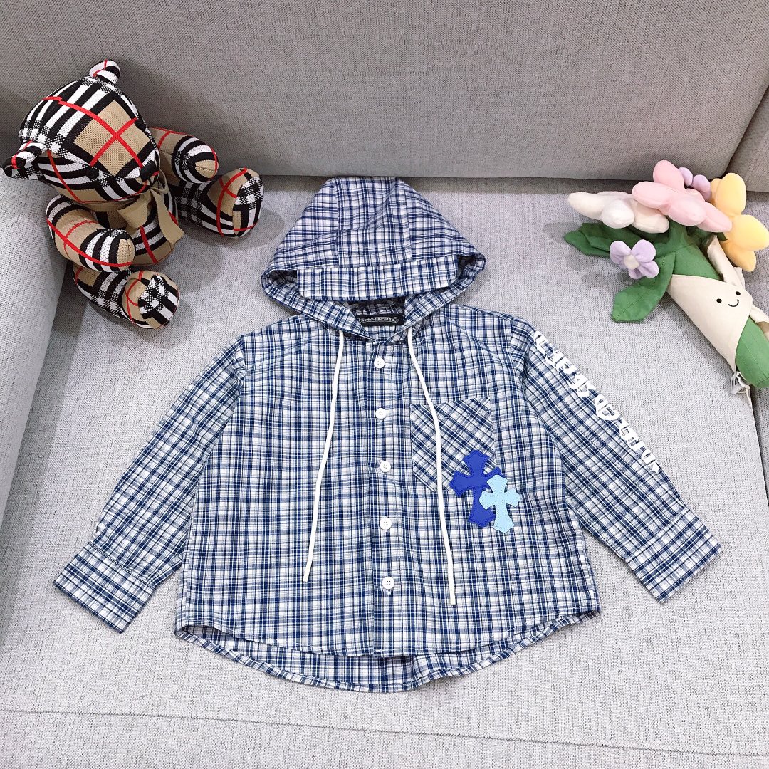 Código de intercambio solo de alta costura Tamaño: 100-160 CH Crow Heart Chaqueta camisera con capucha ligera y ultrafi…