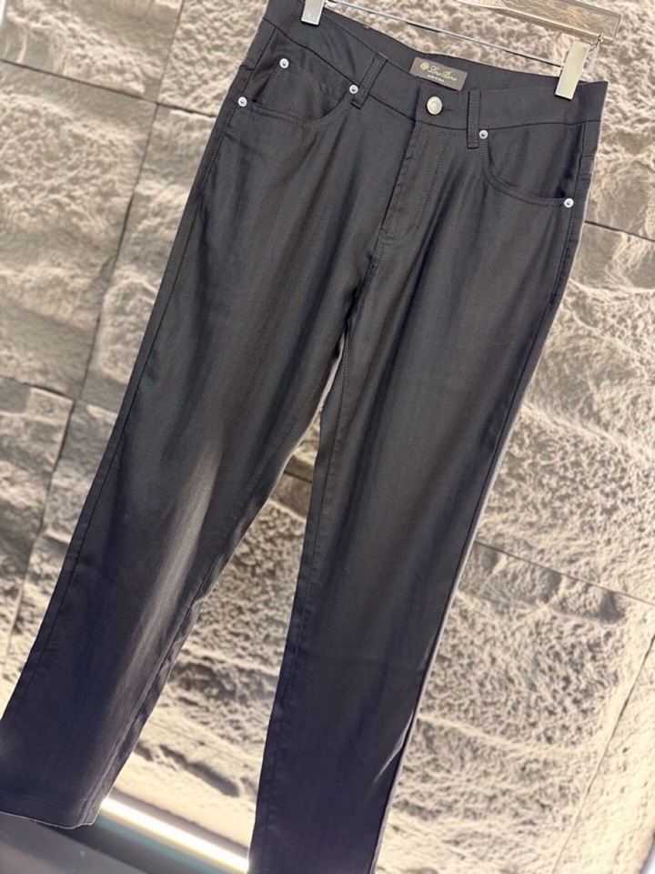 loro Piana 诺悠翩雅loro Piana ss 春夏新品\n男士亚麻材质五袋休闲裤长裤\n颜色