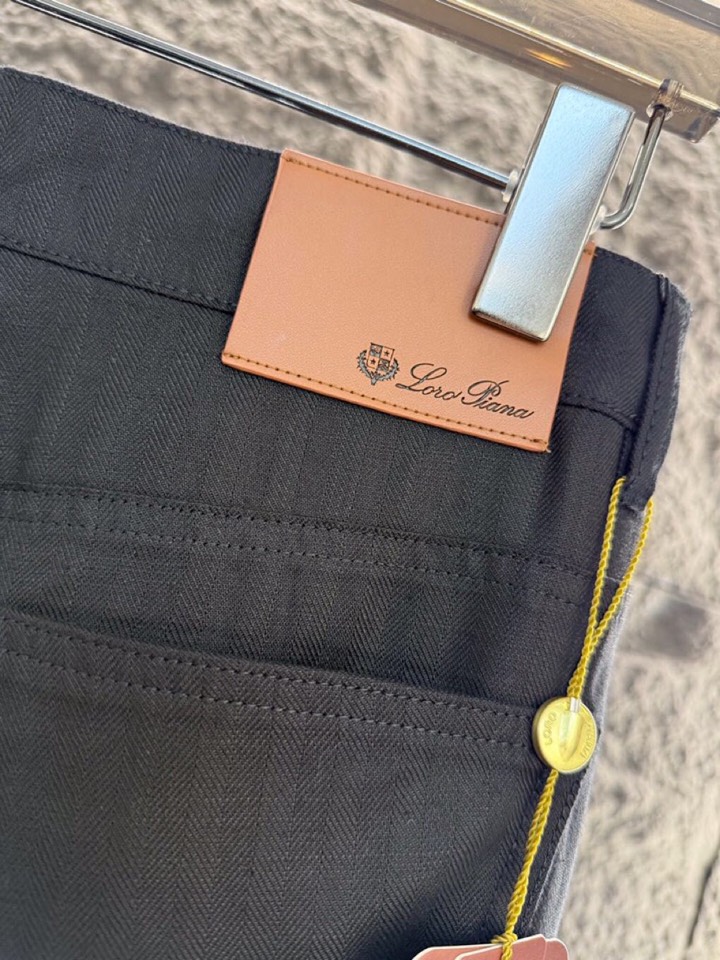 loro Piana 诺悠翩雅loro Piana ss 春夏新品\n男士亚麻材质五袋休闲裤长裤\n颜色