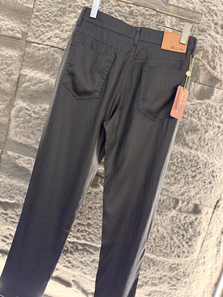 loro Piana 诺悠翩雅loro Piana ss 春夏新品\n男士亚麻材质五袋休闲裤长裤\n颜色