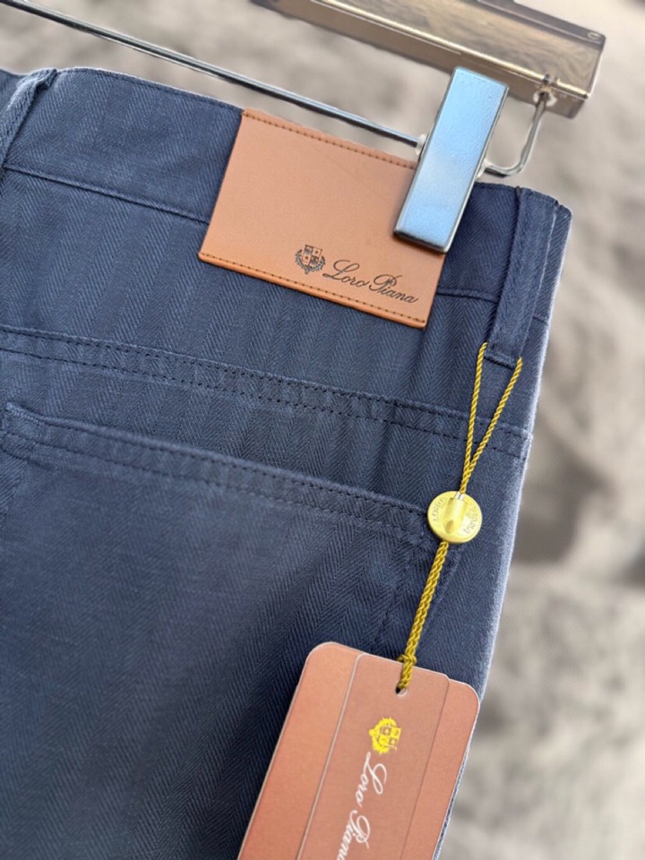 loro Piana 诺悠翩雅loro Piana ss 春夏新品\n男士亚麻材质五袋休闲裤长裤\n颜色